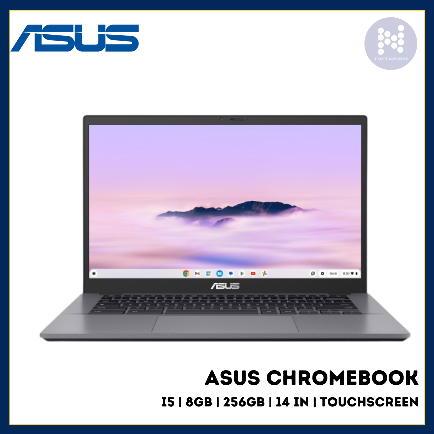 ASUS CHROMEBOOK 14 TOUCH I5 8GB 256SSD CHROME OS