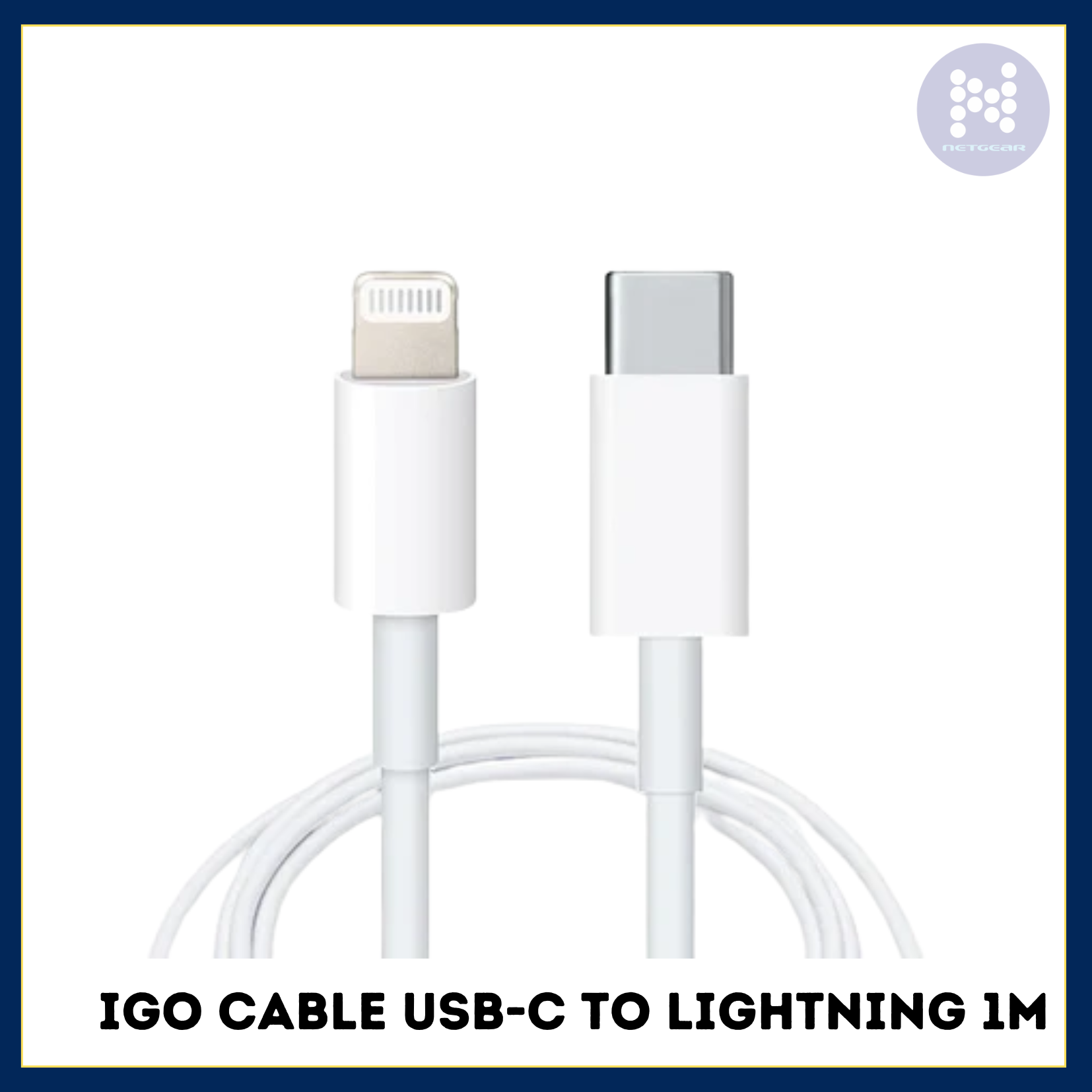 IGO CABLE USB-C to LIGHTNING 1M