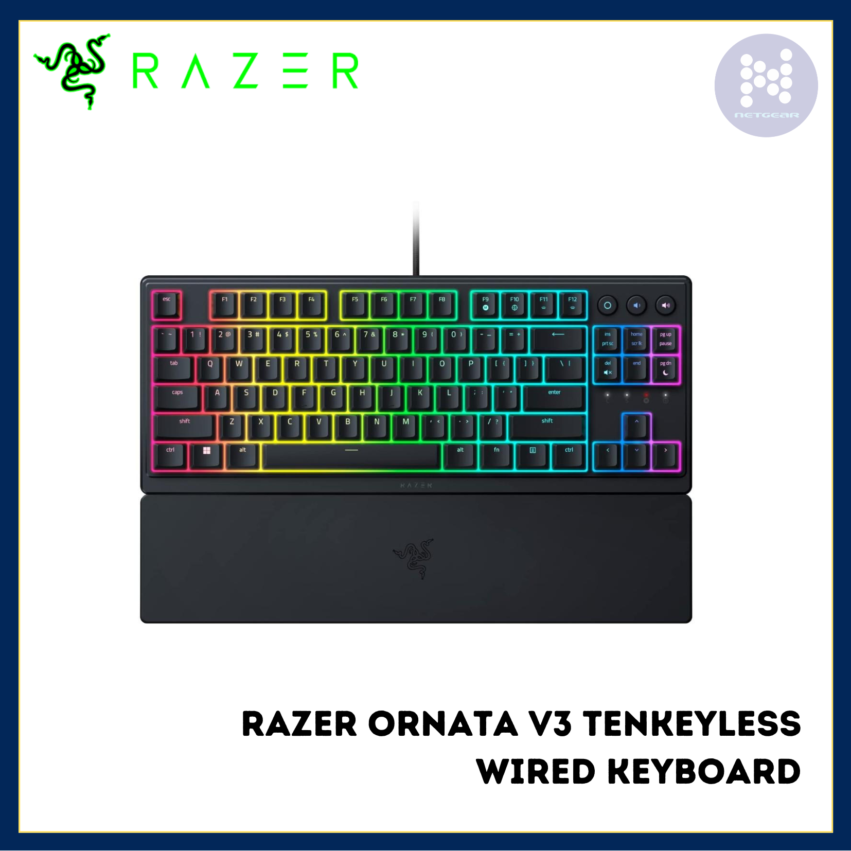RAZER ORNATA V3 TENKEYLESS WIRED KEYBOARD – Netgear Gibraltar LTD
