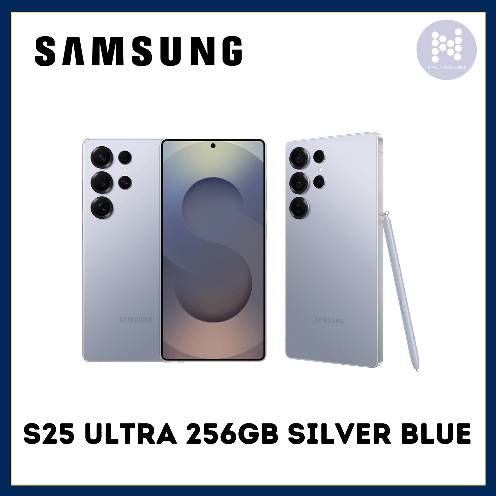 SAMSUNG S25 ULTRA 12/256GB SILVER BLUE – Netgear Gibraltar LTD