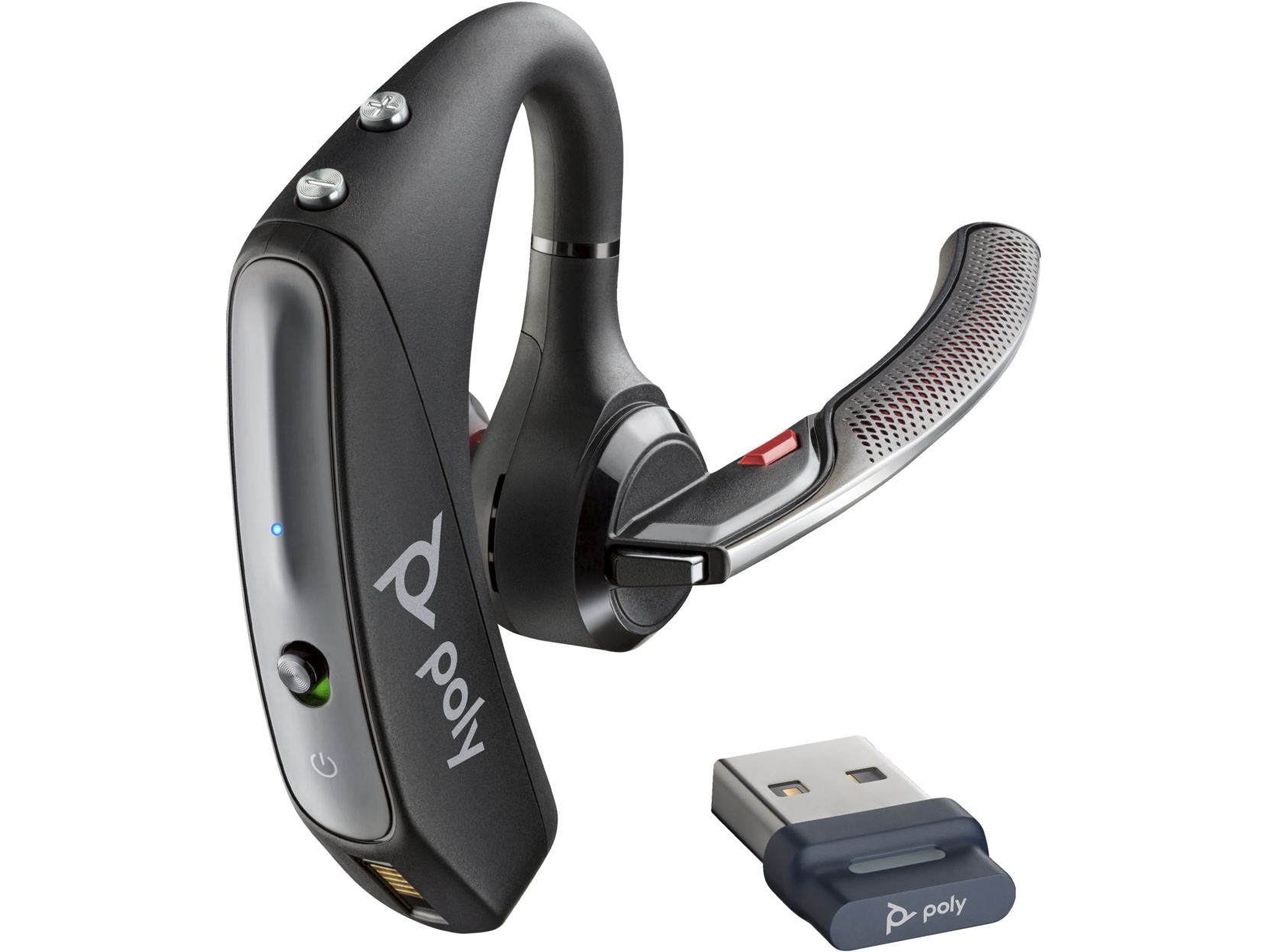 POLY VOYAGER 5200 USB A BLUETOOTH HEADSET BT700 DONGLE