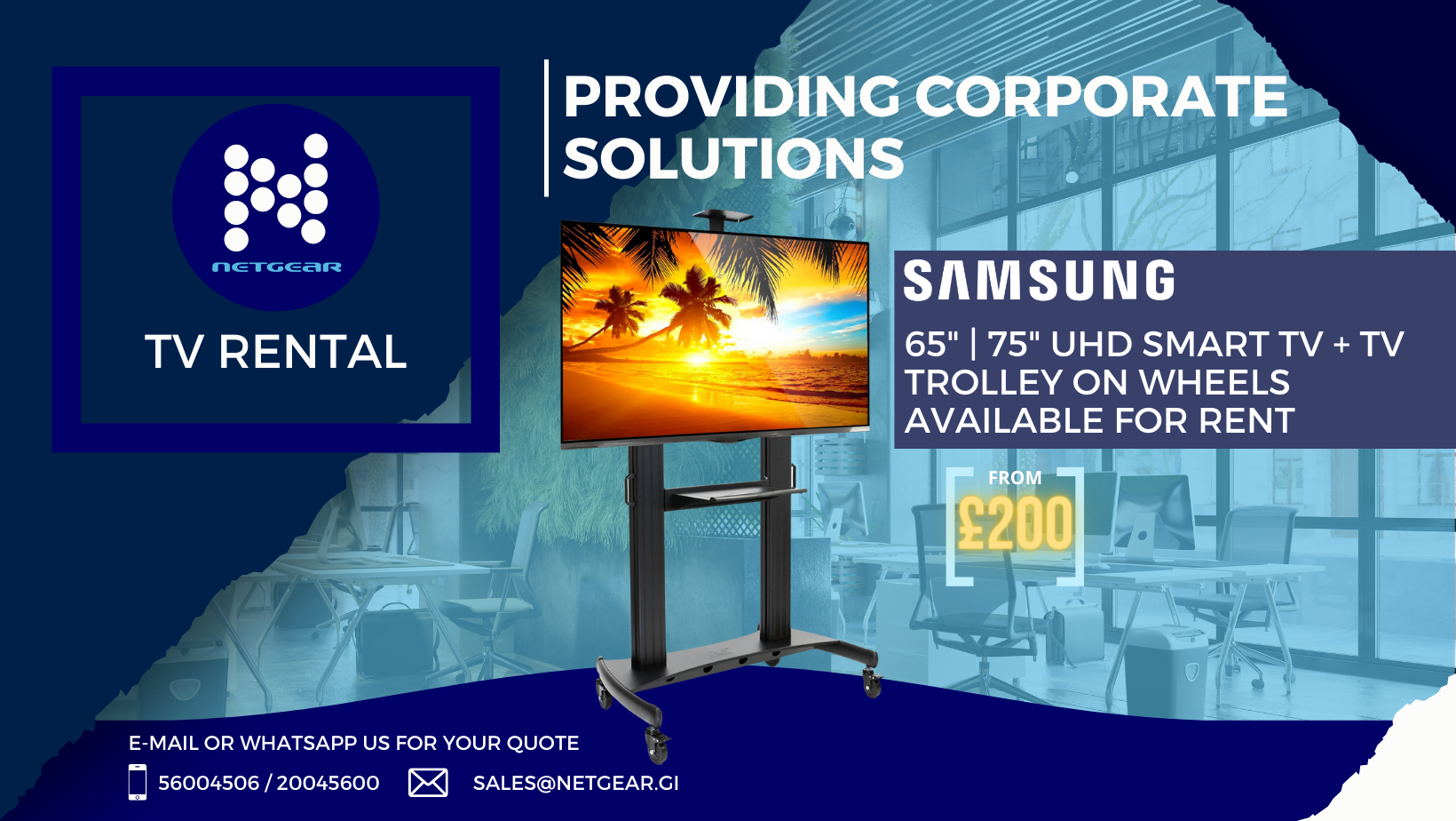 Netgear TV Rentals – Netgear Gibraltar LTD