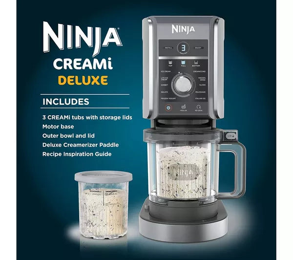 NINJA CREAMI ICE CREAM DELUXE 10 IN 1