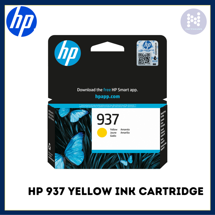 CARTOUCHE D'ENCRE JAUNE HP 937