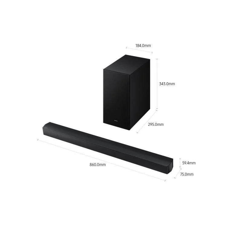 SAMSUNG SOUNDBAR HW-B650FZF 3.1CH WITH SUBWOOFER