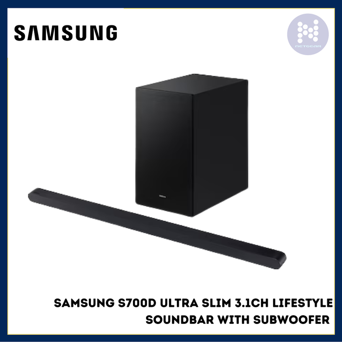 BARRE DE SON SAMSUNG S700D ULTRA SLIM 3.1CH LIFESTYLE AVEC CAISSON DE BASSES