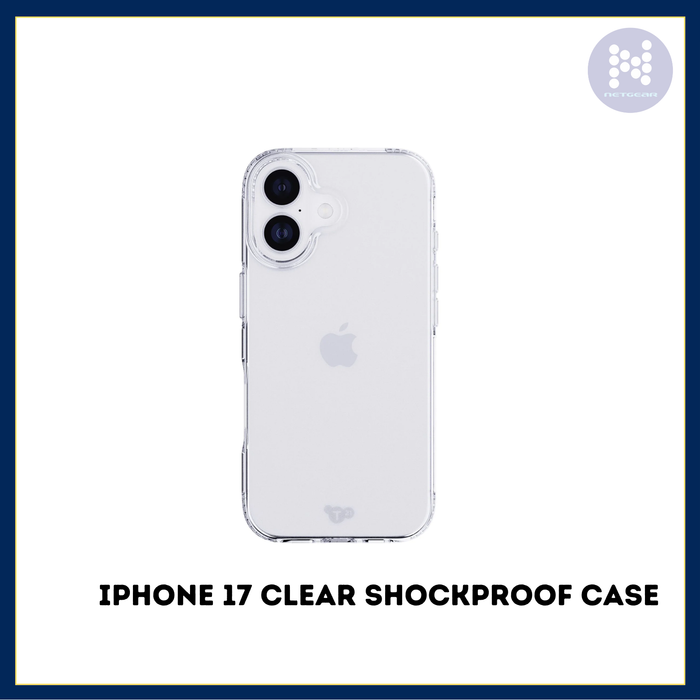 FUNDA TRANSPARENTE ANTIGOLPES PARA IPHONE 17
