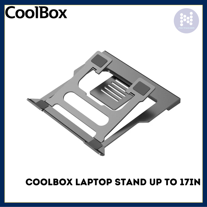 COOLBOX LAPTOP STAND UP TO 17IN (3xUSB3.2/RJ45/HDMI4K/USB-C PD)