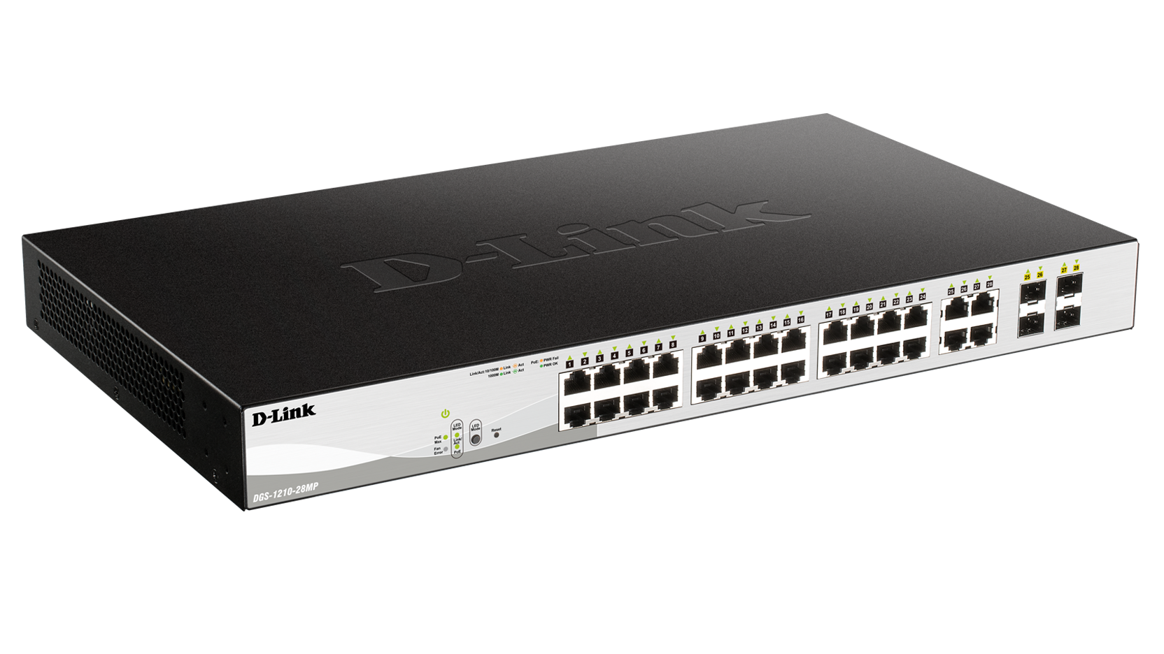 24 Ports Manageable POE switch Gigabit rack mountable