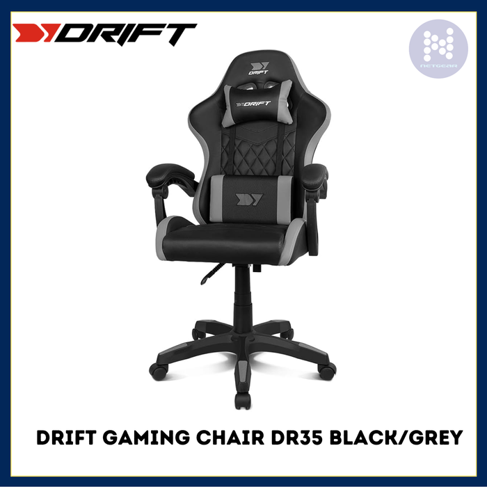 DRIFT GAMING CHAIR DR35 BLACK AND GREY