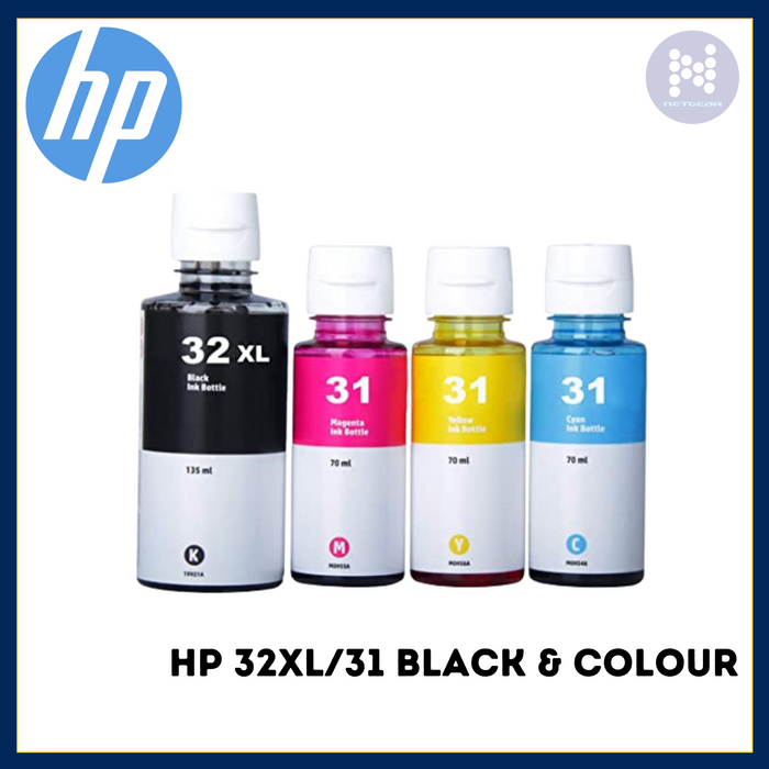 Bouteilles d'encre d'origine HP 32XL / 31