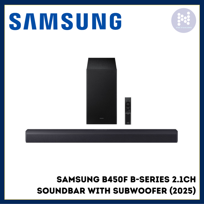 BARRE DE SON SAMSUNG B450F SÉRIE B 2.1 CH AVEC CAISSON DE BASSES (2025)