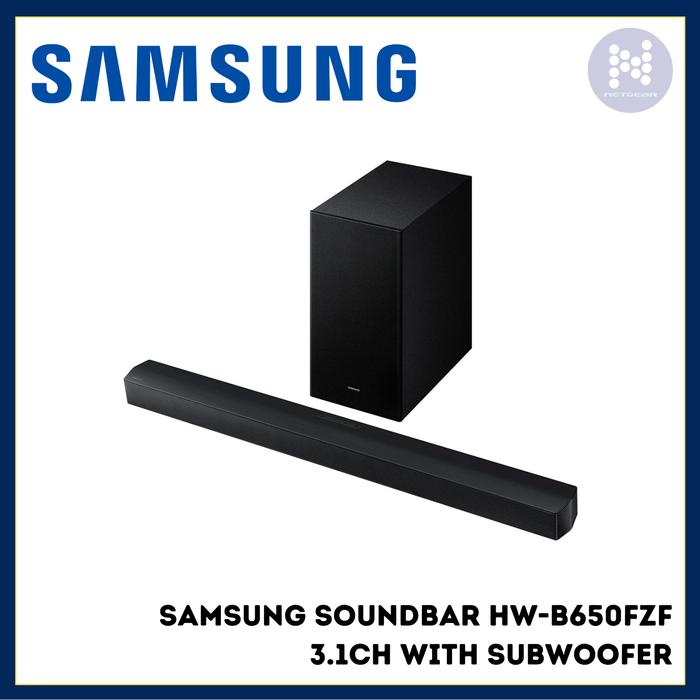 BARRE DE SON SAMSUNG HW-B650FZF 3.1 AVEC CAISSON DE BASSES