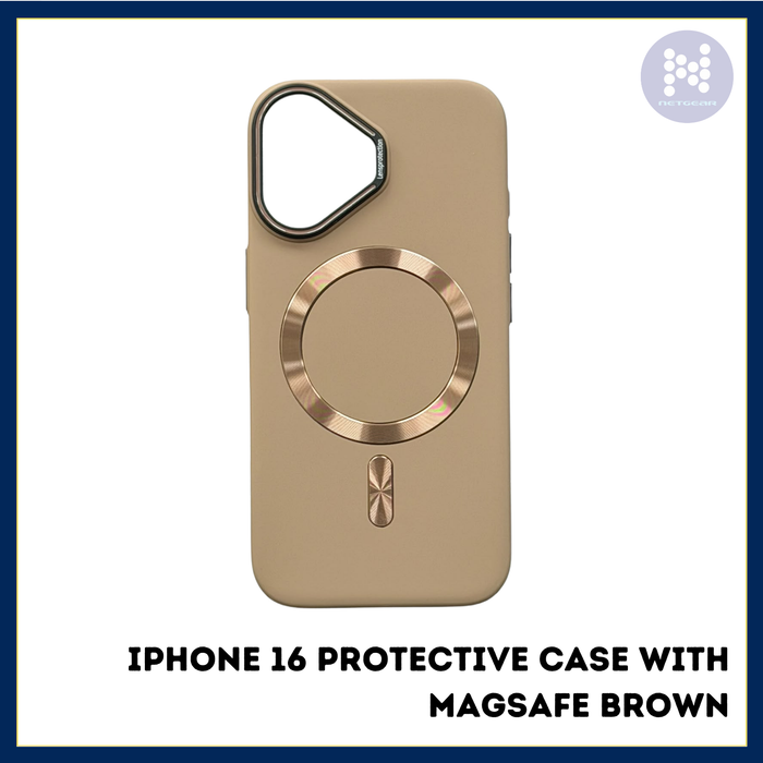 IPHONE 16 PROTECTIVE CASE WITH MAGSAFE BROWN
