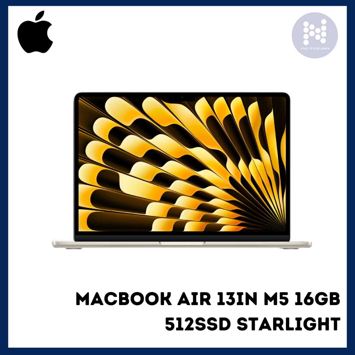 MACBOOK AIR 13IN M5 16GB 512SSD STARLIGHT – Netgear Gibraltar LTD