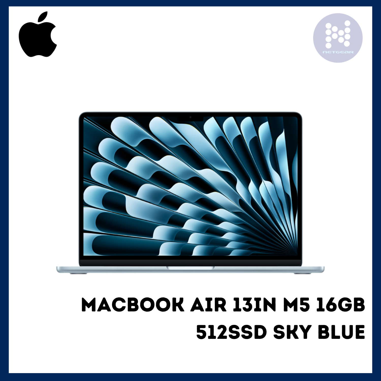 MACBOOK AIR 13IN M5 16GB 512SSD SKY BLUE – Netgear Gibraltar LTD
