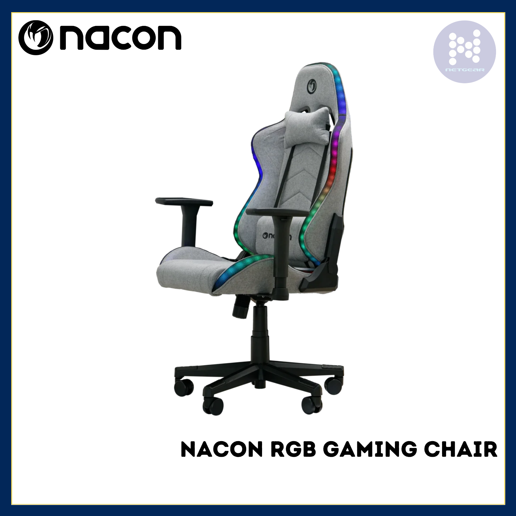 Line Replacement Unit Design Nacon RGB Gaming Chair PCCH-675RGB | Gibraltar – Netgear Gibraltar LTD