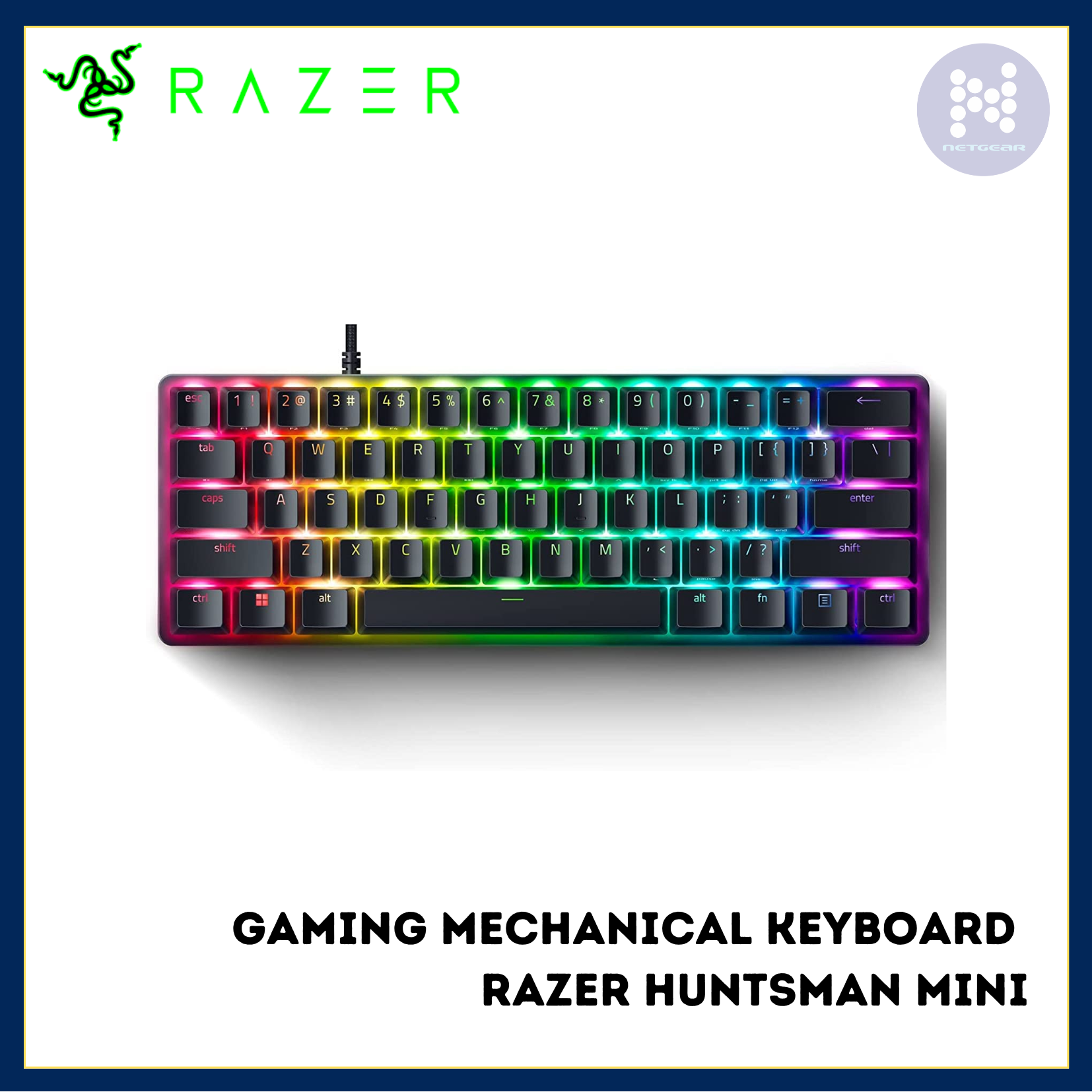 Huntsman Mech Mini GAMING MECHANICAL KEYBOARD RAZER HUNTSMAN MINI – Netgear Gibraltar LTD