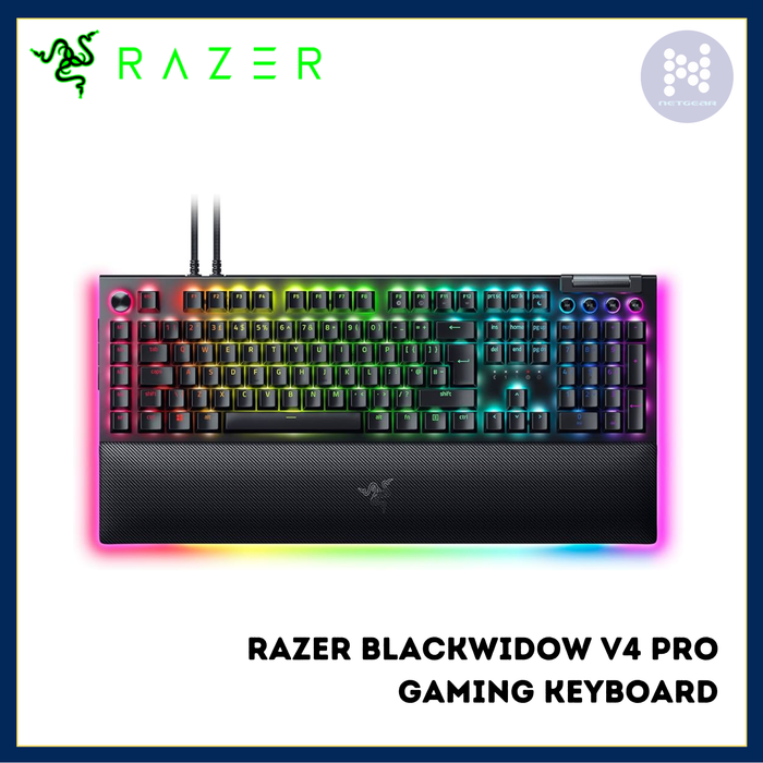 TECLADO GAMING RAZER BLACKWIDOW V4 PRO