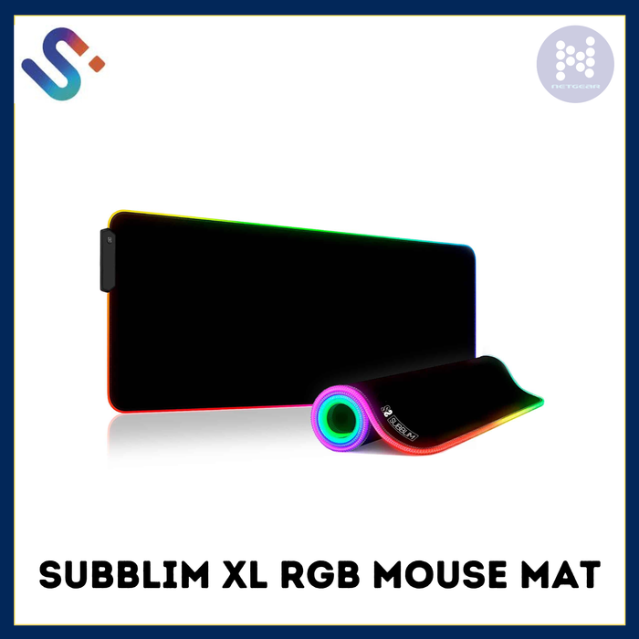 SUBBLIM XL RGB MOUSE MAT