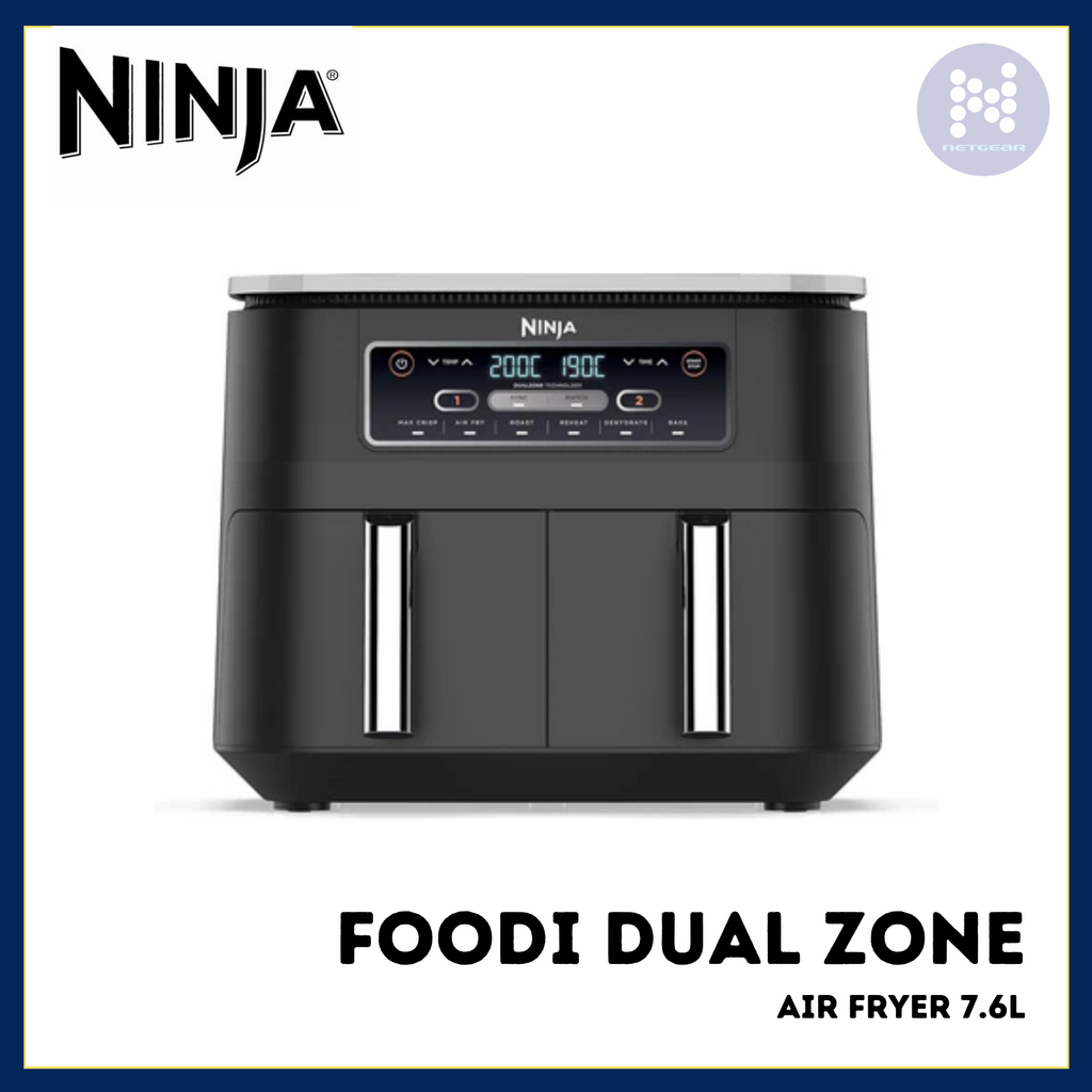 MULTI Air FRYER店舗展示品です Ninja® Foodi® 6-in-1 8-qt. 2-Basket Air Fryer with DualZone
