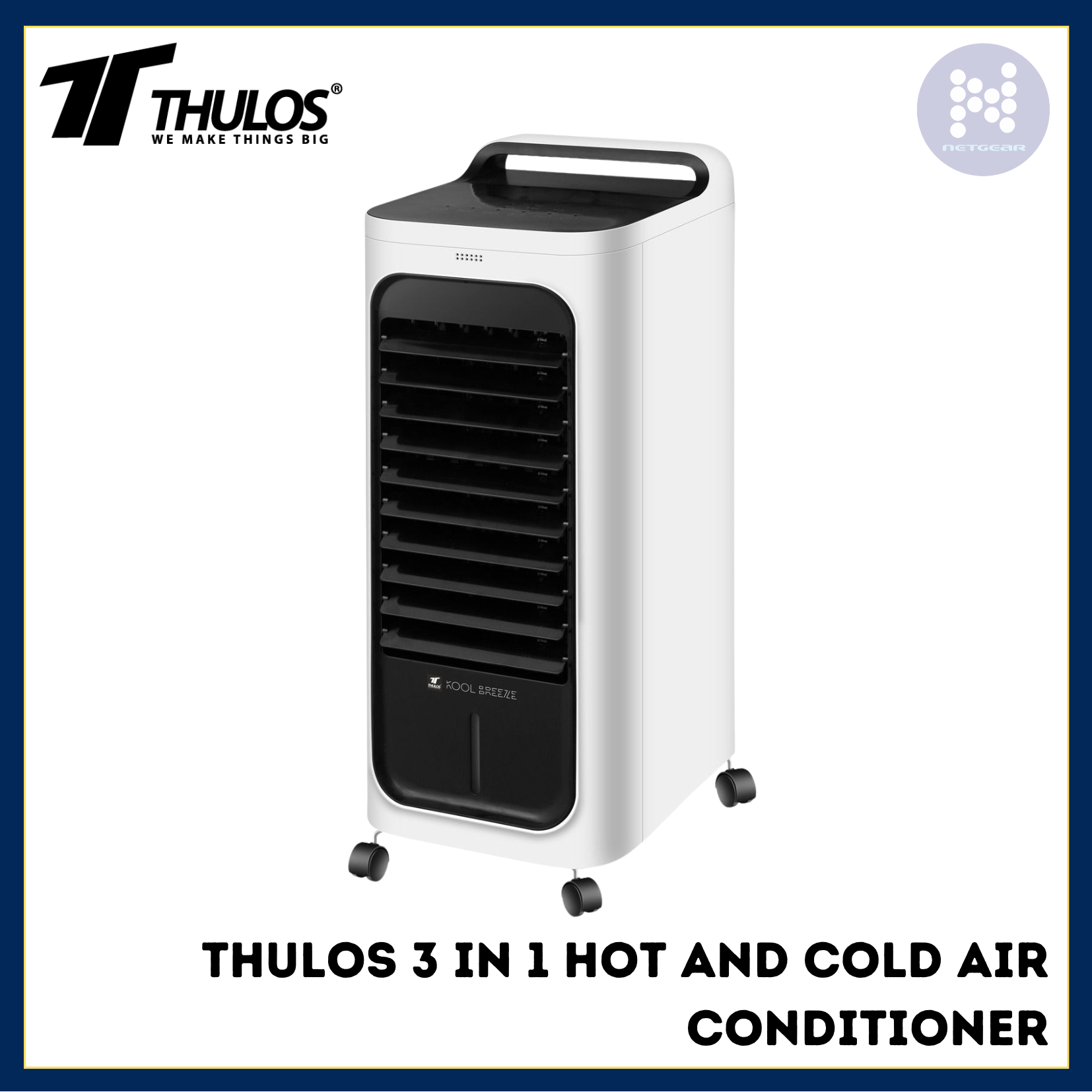 Thulos TH-KB55 3-in-1 air cooler heater humidifier portable unit