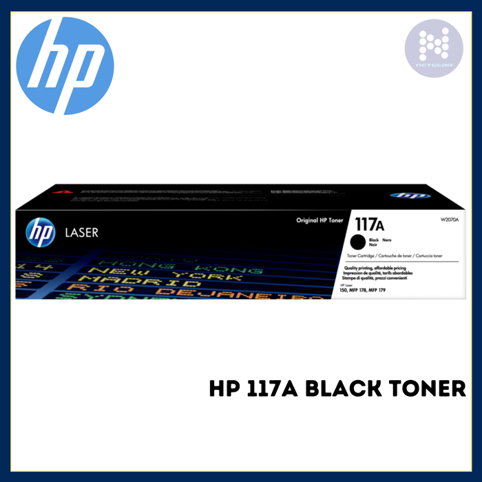 HP 117A BLACK TONER