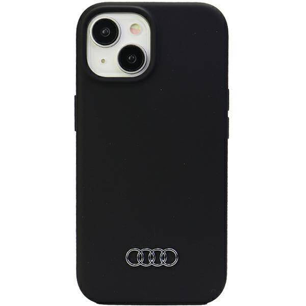AUDI CASE IPHONE 15 SILICONE BLACK