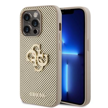 GUESS FUNDA IPHONE 15 PRO MAX GLITTER ORO
