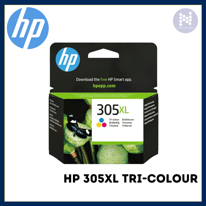 HP 305XL TRI-COLOUR INK CARTRIDGES