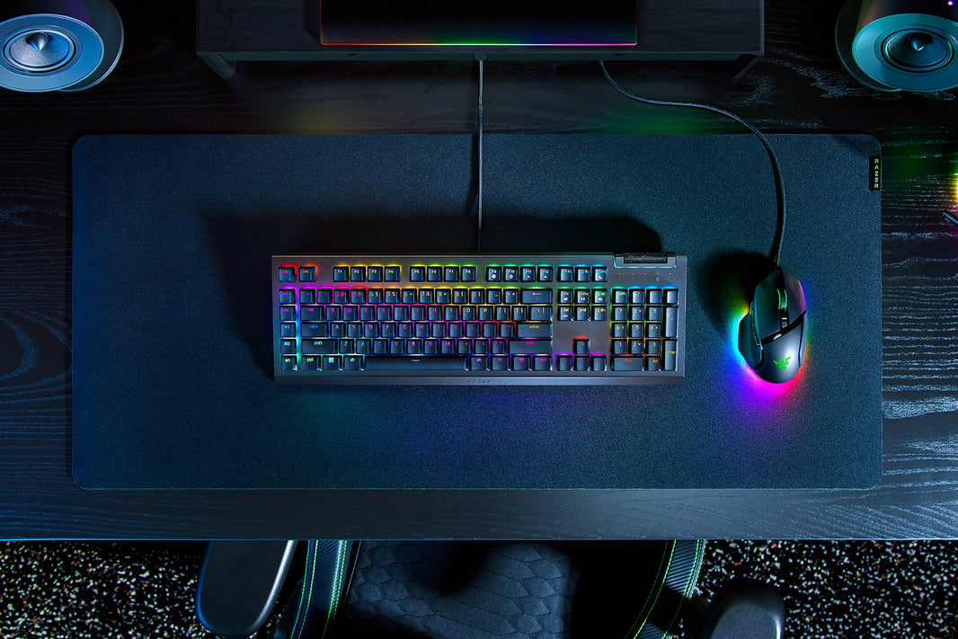RAZER WIRED KEYBOARD BLACKWIDOW V4X GREEN