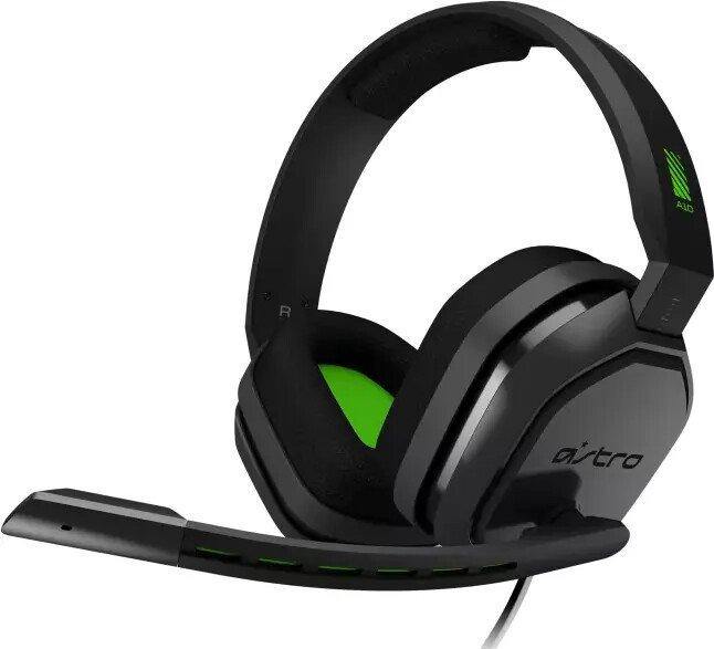 Astro A10 Gaming Headset for Xbox Series X|S - Grey | Green, Also compatible with Xbox One | PC | Mac | Mobile | PS5 | PS4 | Nintendo Switch - netgear-gi