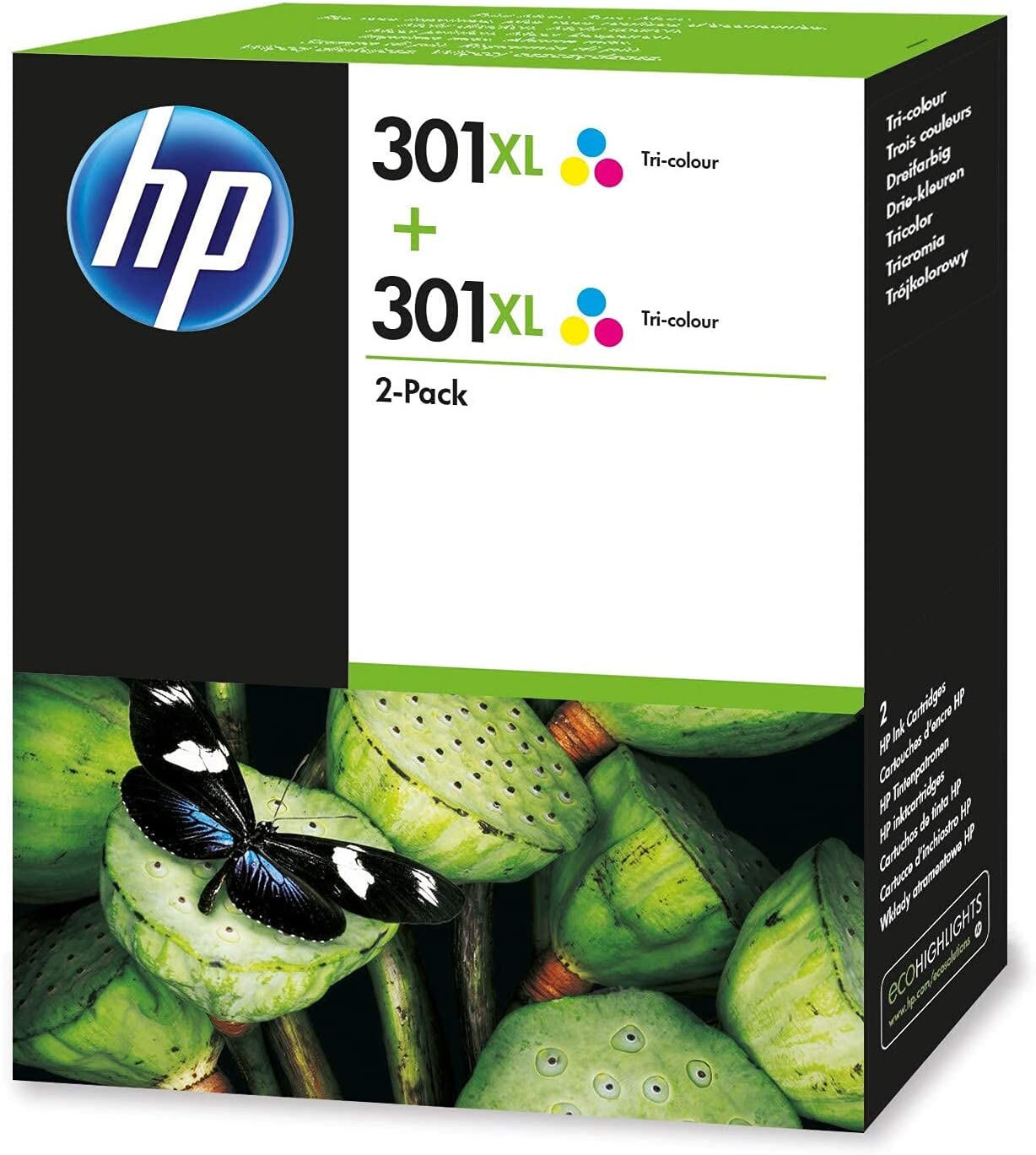 Cartouche d'encre compatible HP 301 - HP301 - Noir et Tricolor XL