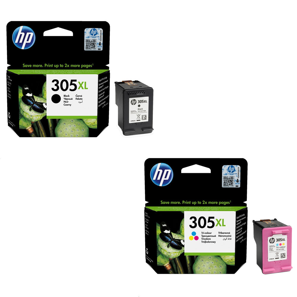 HP 305XL TRI-COLOUR INK CARTRIDGES