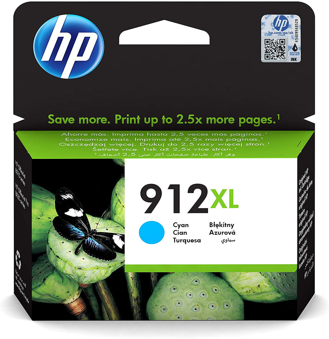 CARTOUCHE D'ENCRE CYAN HP 912XL