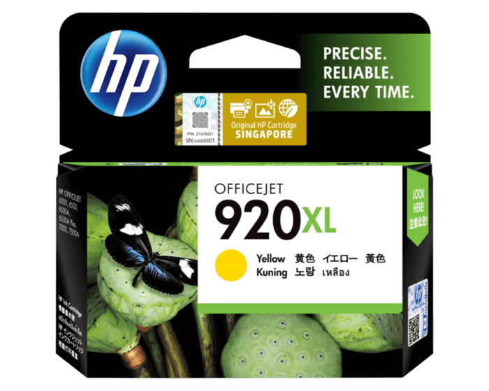 HP 920XL ORIGINAL INK CARTRIDGES