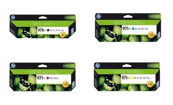 CARTOUCHES D'ENCRE ORIGINALES HP 970XL/971XL
