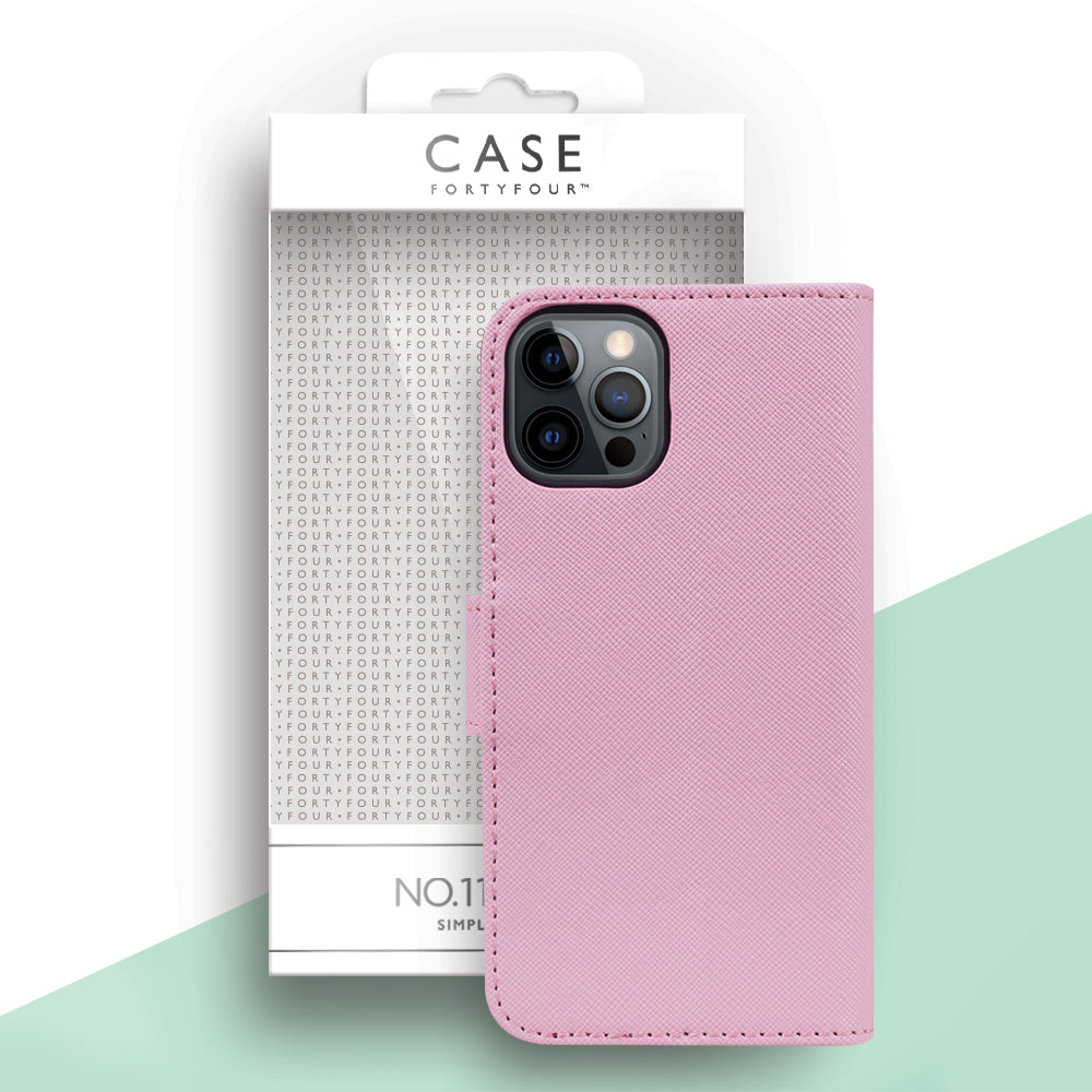 CASE 44 No.11 CASE FOR iPHONE 12 PRO MAX. CROSS GRAIN PINK