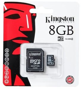 KINGSTON SECURE DIGITAL MICRO 8GB CARDCLASS 4 SDC4/8GB