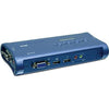 TRENDNET 4-PORT USB KVM SWITCH KIT WITH AUDIO - netgear-gi