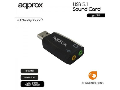 AQPROX USB SOUND CARD 5.1 - netgear-gi