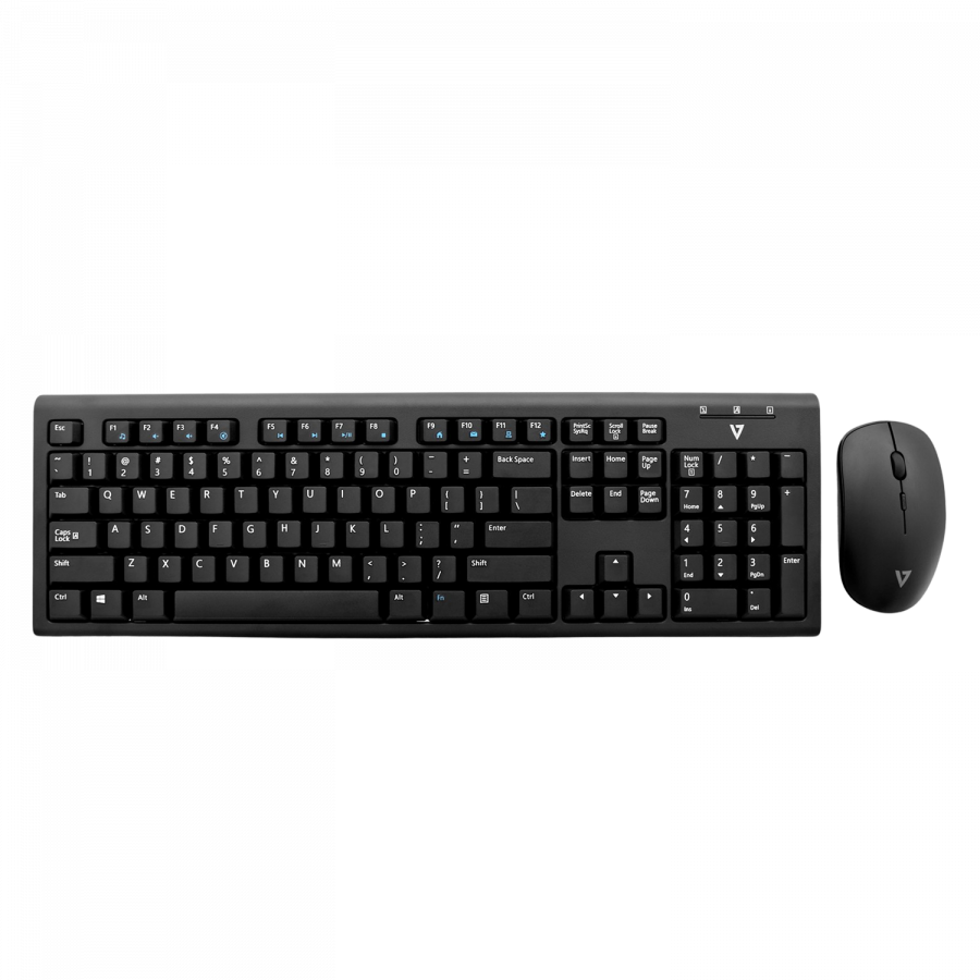 Wireless Keyboard and Mouse Combo English