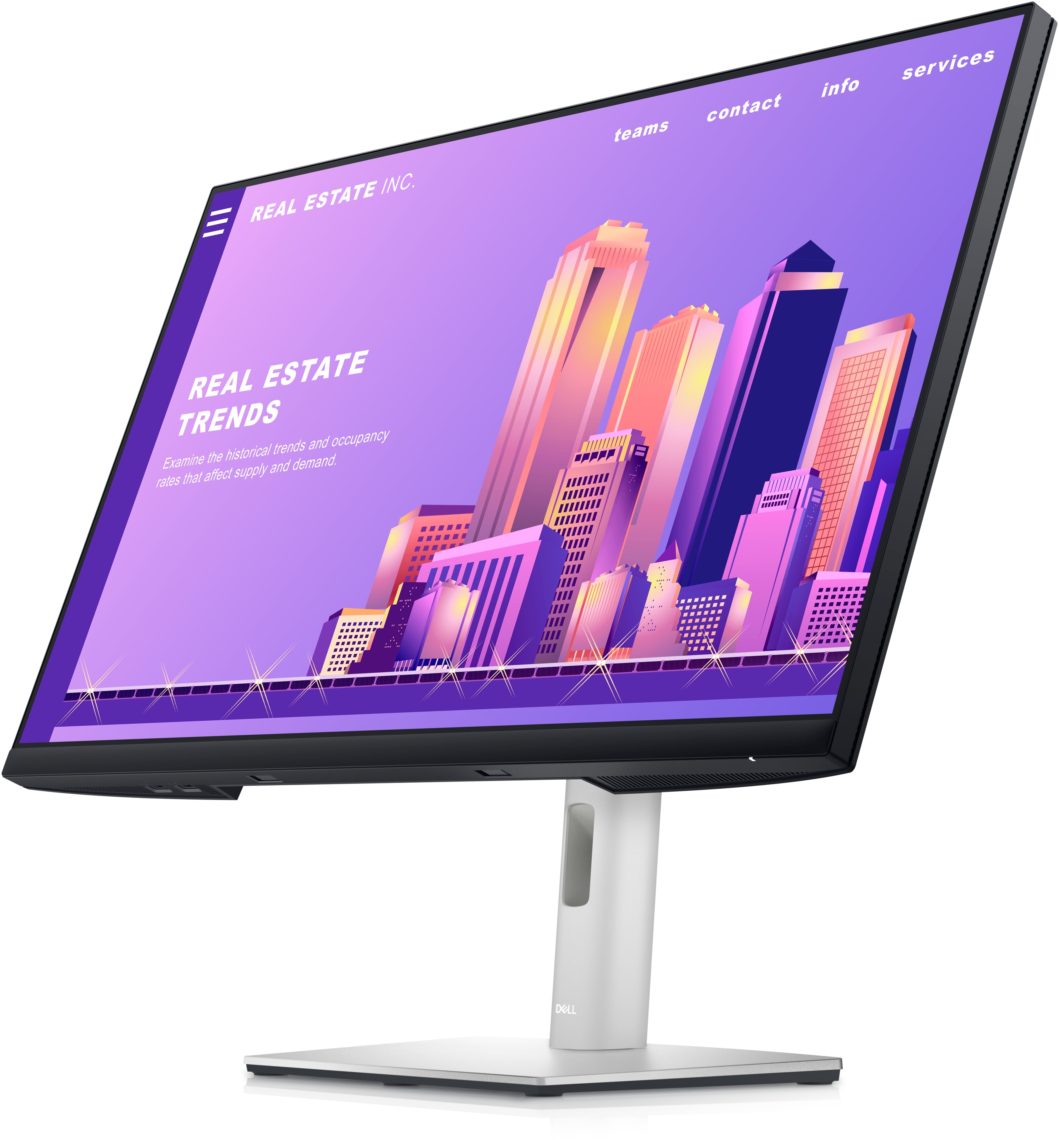 DELL 27 HEIGHT ADJUSTABLE MONITOR