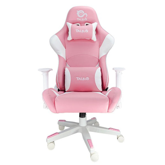 TALIUS DRAGONFLY GAMING CHAIR. WHITE&PINK