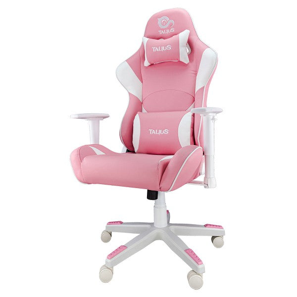 TALIUS DRAGONFLY GAMING CHAIR. WHITE&PINK
