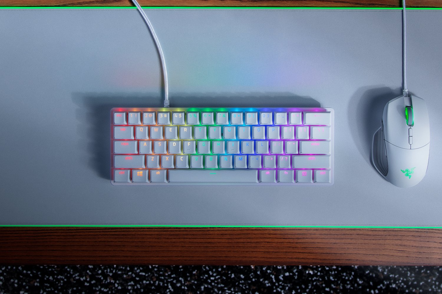 RAZER HUNTSMAN MINI KB WHT RED SWITCH