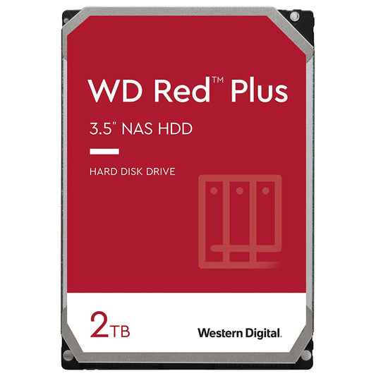 WESTERN DIGITAL RED PLUS 3.5" 2TB NAS HARD DRIVE