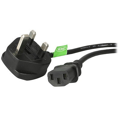 3 m power cord pc mains lead