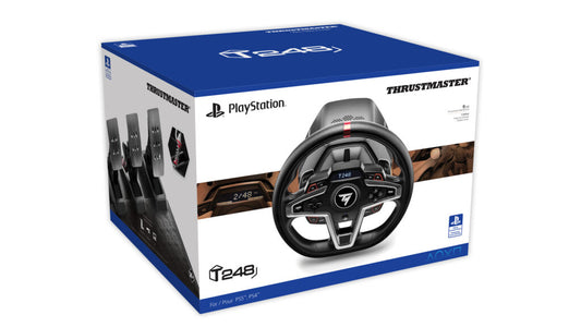 THRUSTMASTER T-248 RACING WHEEL & T3PM MAGNETIC PEDALS